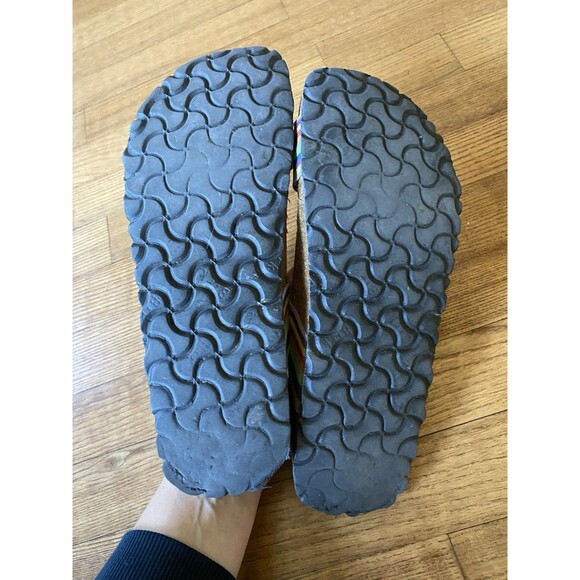 Birki’s X Birkenstock Curacao II Stretch Rainbow Sandal Size M 8 W 10 Slide Vaca - Picture 8 of 10